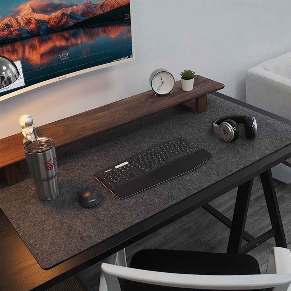 Large Wool Felt Mouse Pad Home - Laptop Accessories Protector review and price