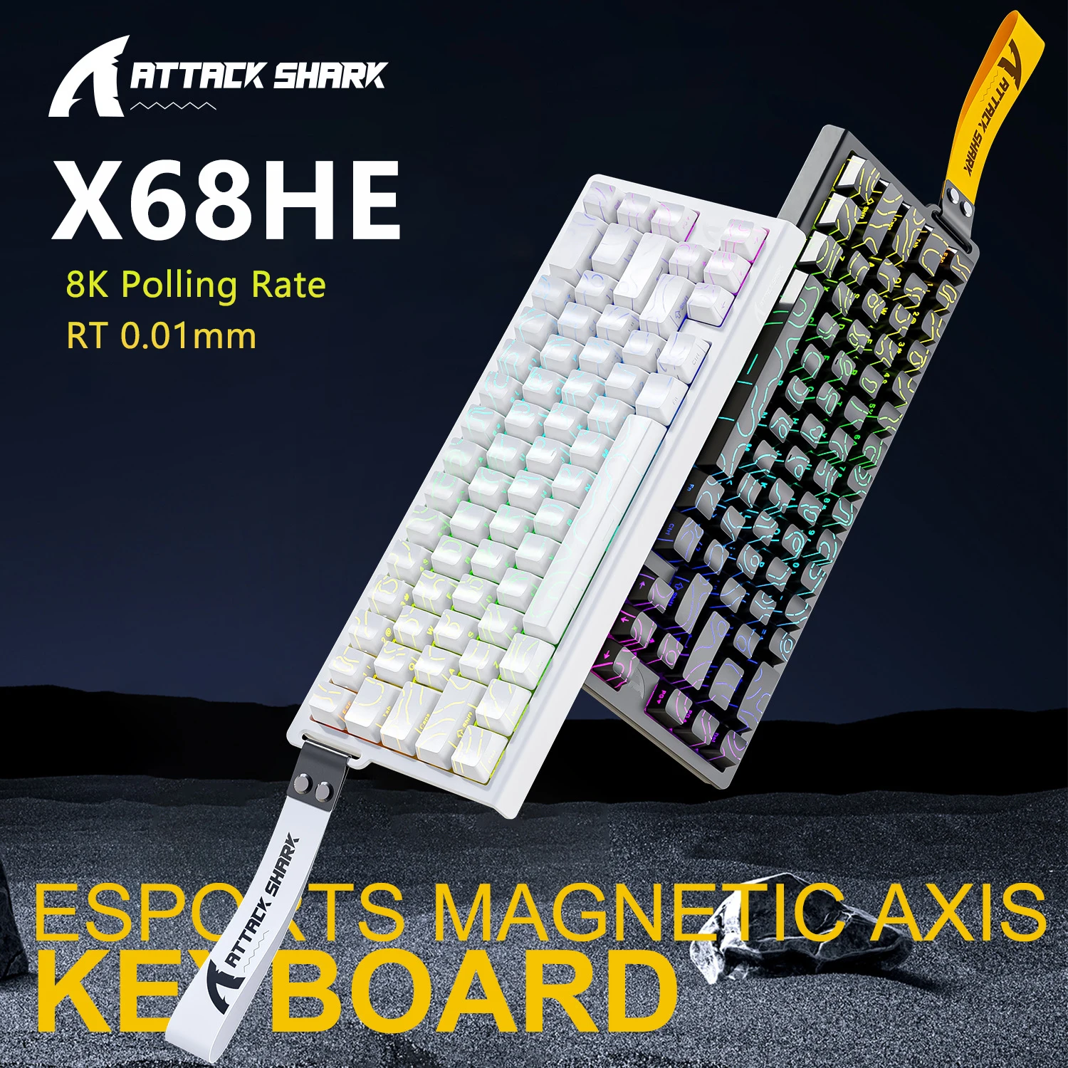 ATTACK SHARK X68HE Magnetic Me - Laptop Accessories Rgb review and price